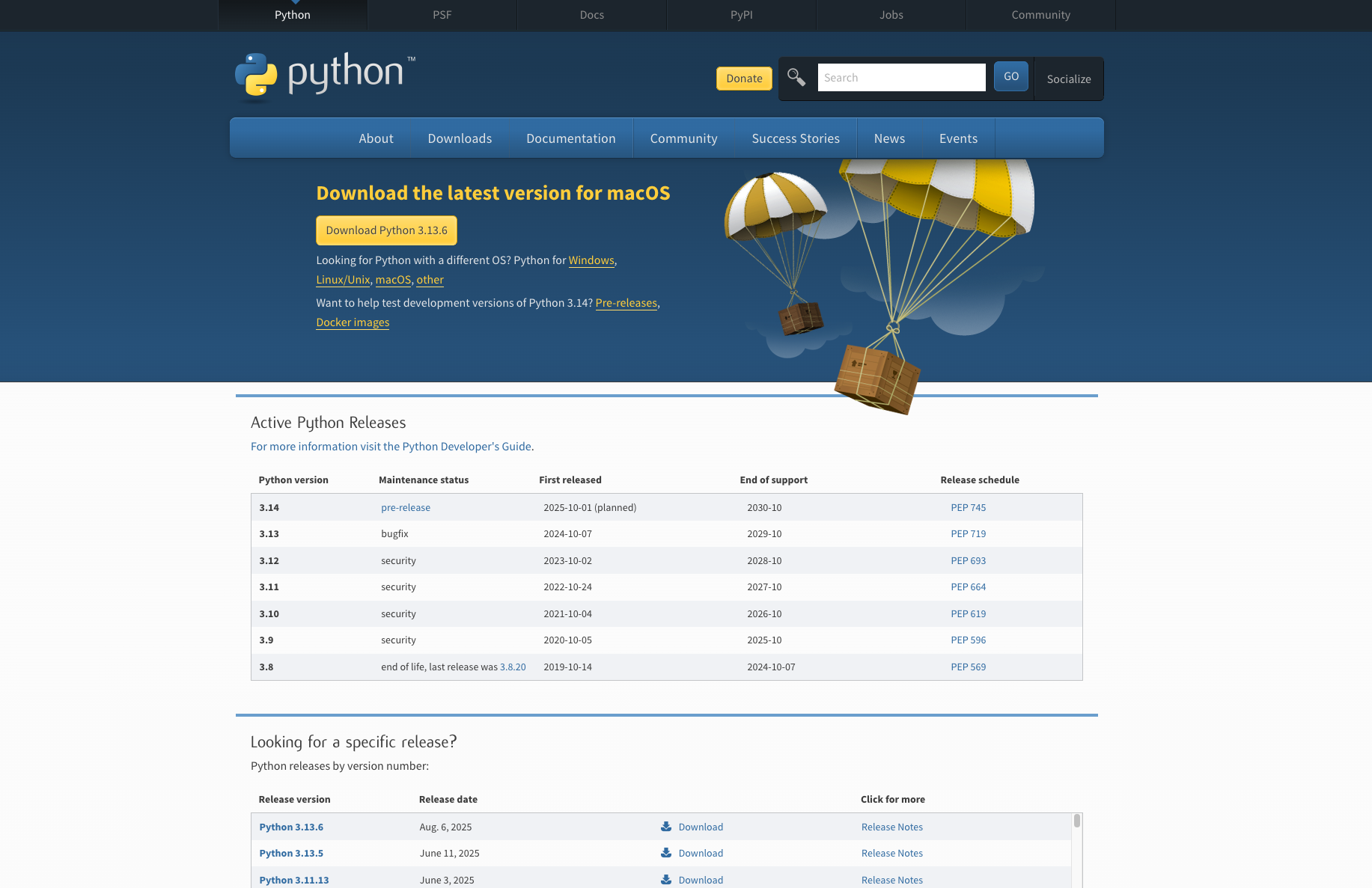 python download site